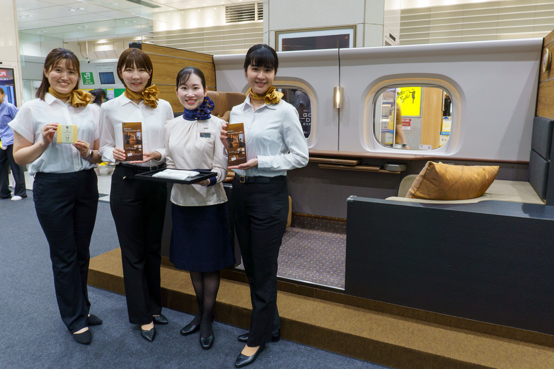 東京会場の様子。Cabin・Seatともに1組ずつ案内される