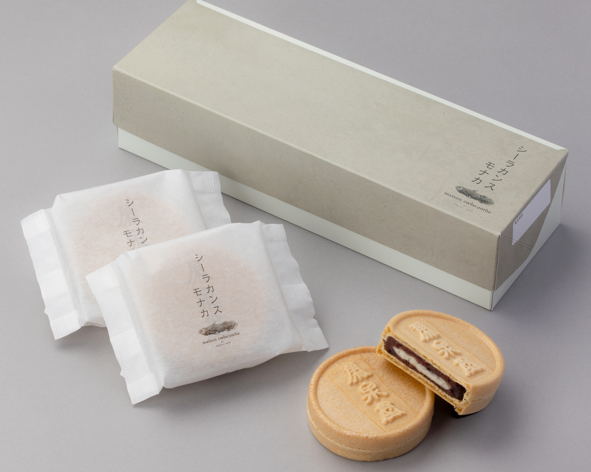 初登場・宮城「メゾン シーラカンス」シーラカンス モナカ（6個入り2350円）　※整理券配布