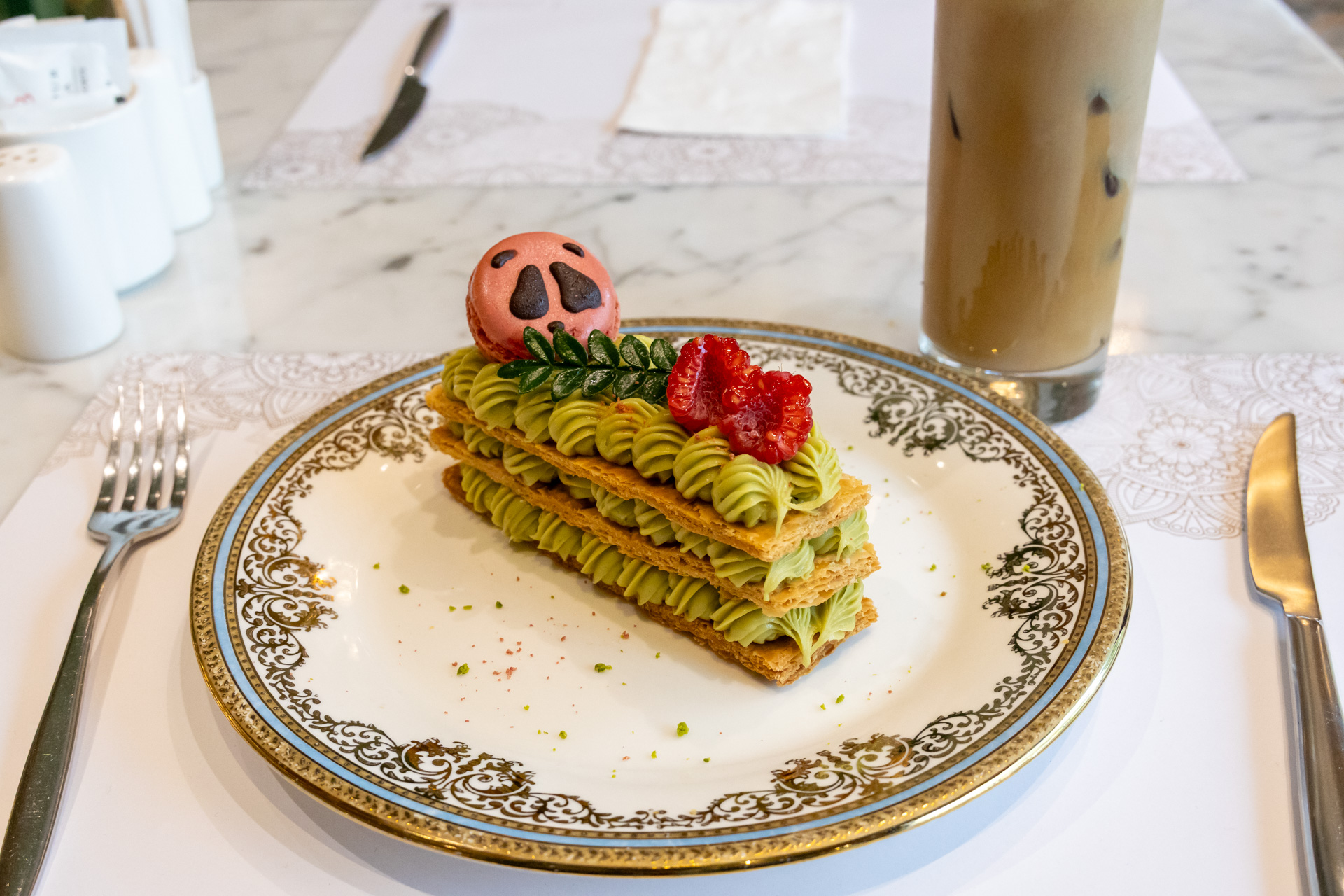 特典のパンダケーキ
