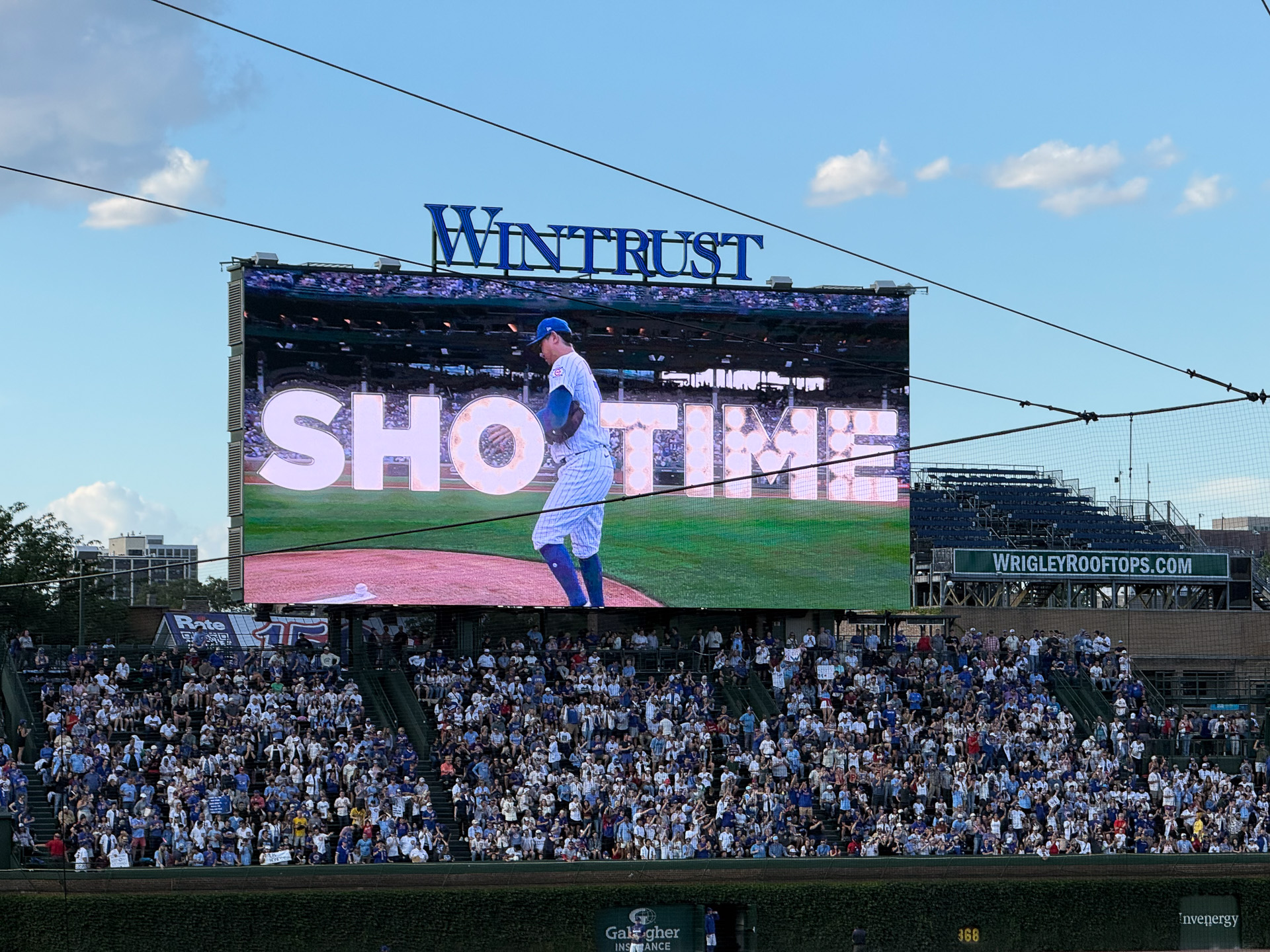 この日の先発は今永昇太投手。シカゴで「SHO TIME」といえば今永投手のものだ