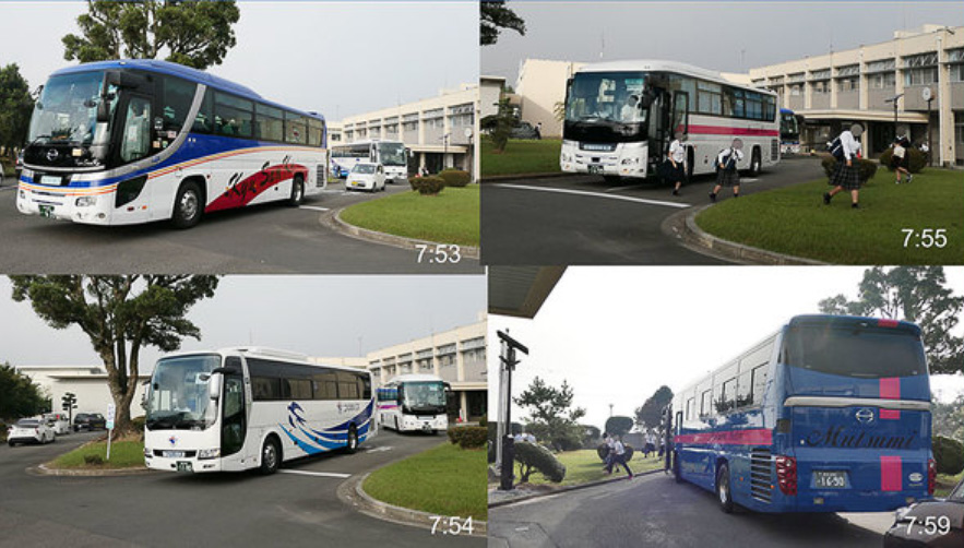 くま川鉄道の代行バス。2021年撮影