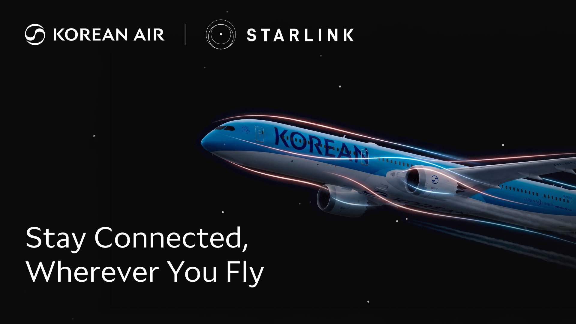 デバイスを機内モードに設定して、機内ネットワーク「wifi.koreanair.com」に接続。ポータル（Korean Air Wi-Fi）にアクセスして名前と座席番号を入力すると使えるようになる