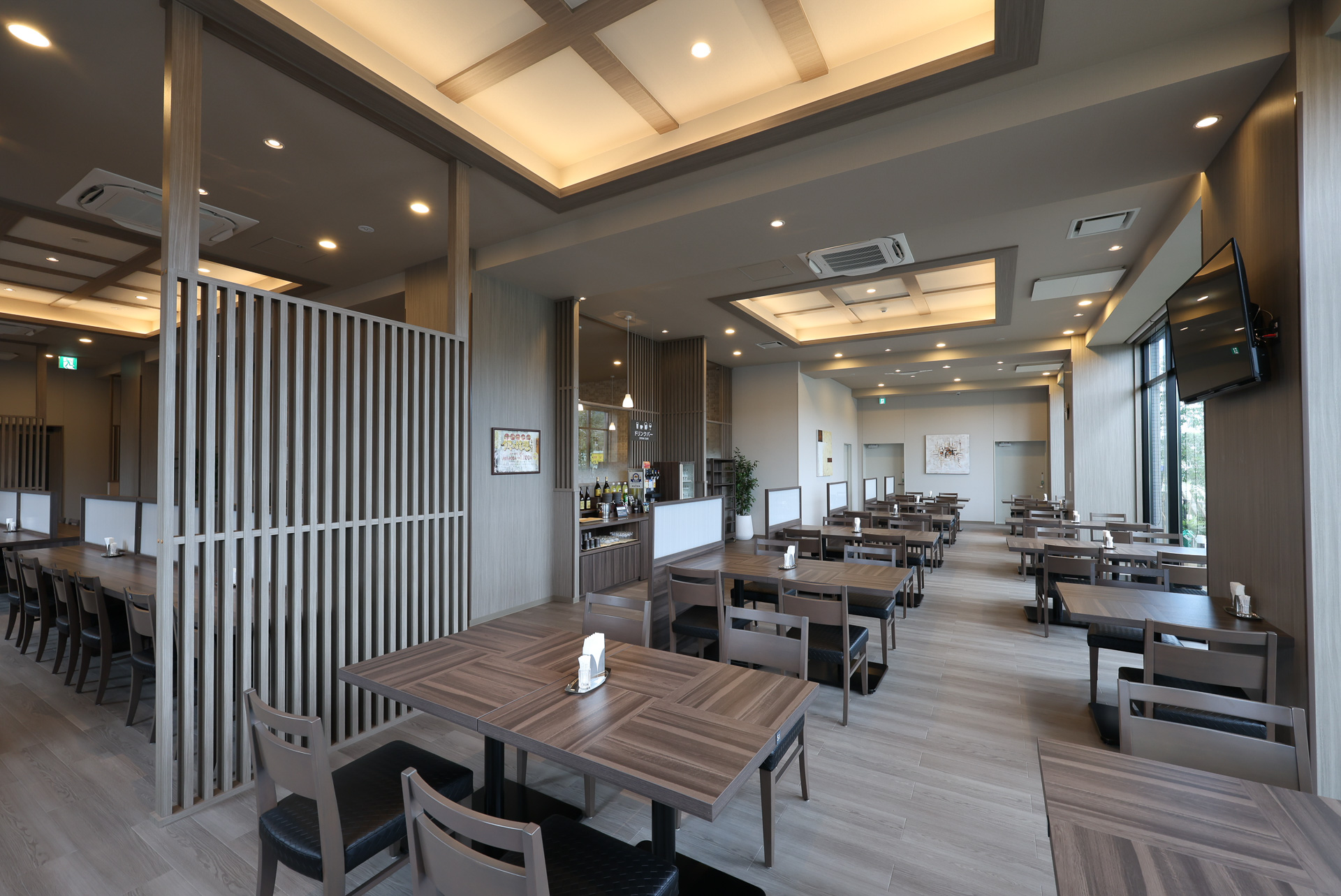 付帯施設のレストラン（Restaurant NAGOMI）