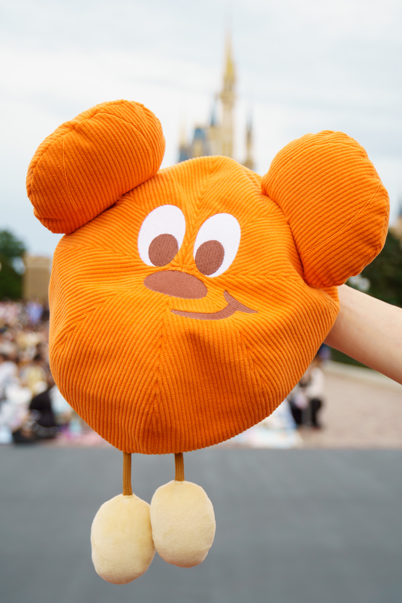 記者のお勧めはかぼランタンのキャップ（3600円）