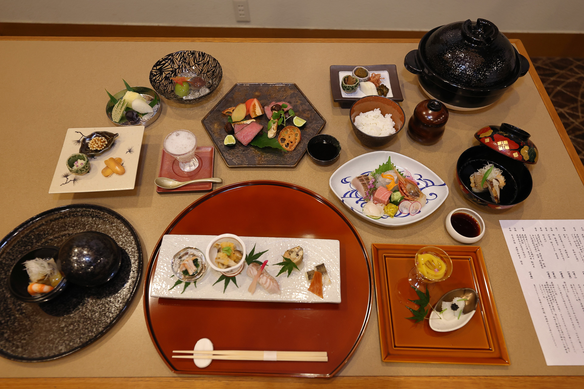 ディナー会席「和氣-WAKI-」（3万3000円） ※3日前までに要予約