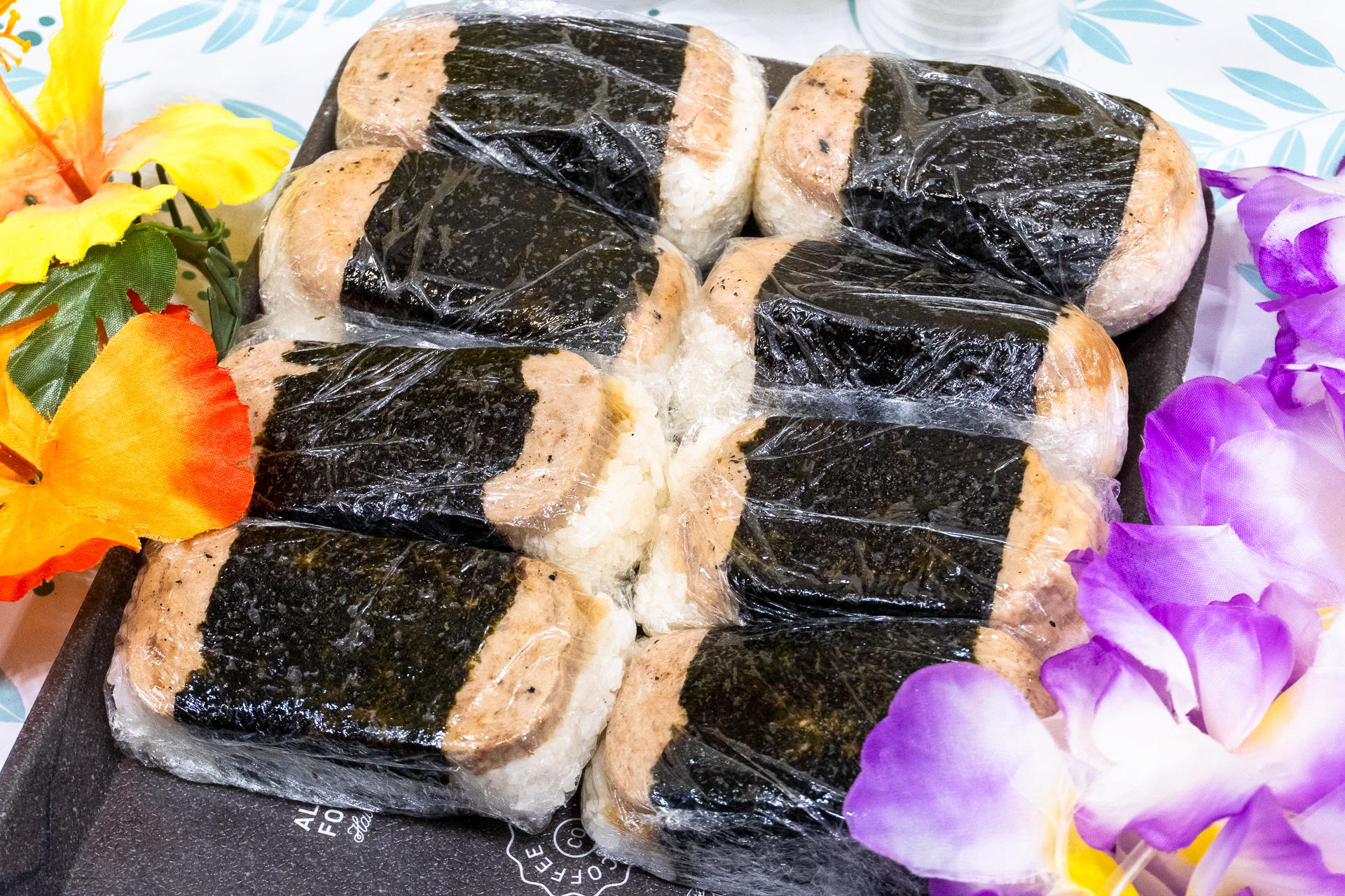 自家製BBQソースが決めてのスパムおにぎり