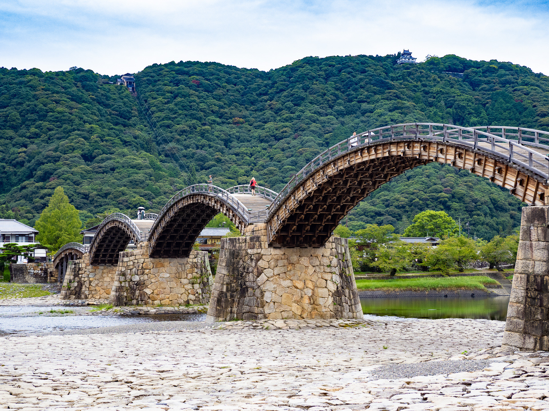 国指定名勝の錦帯橋