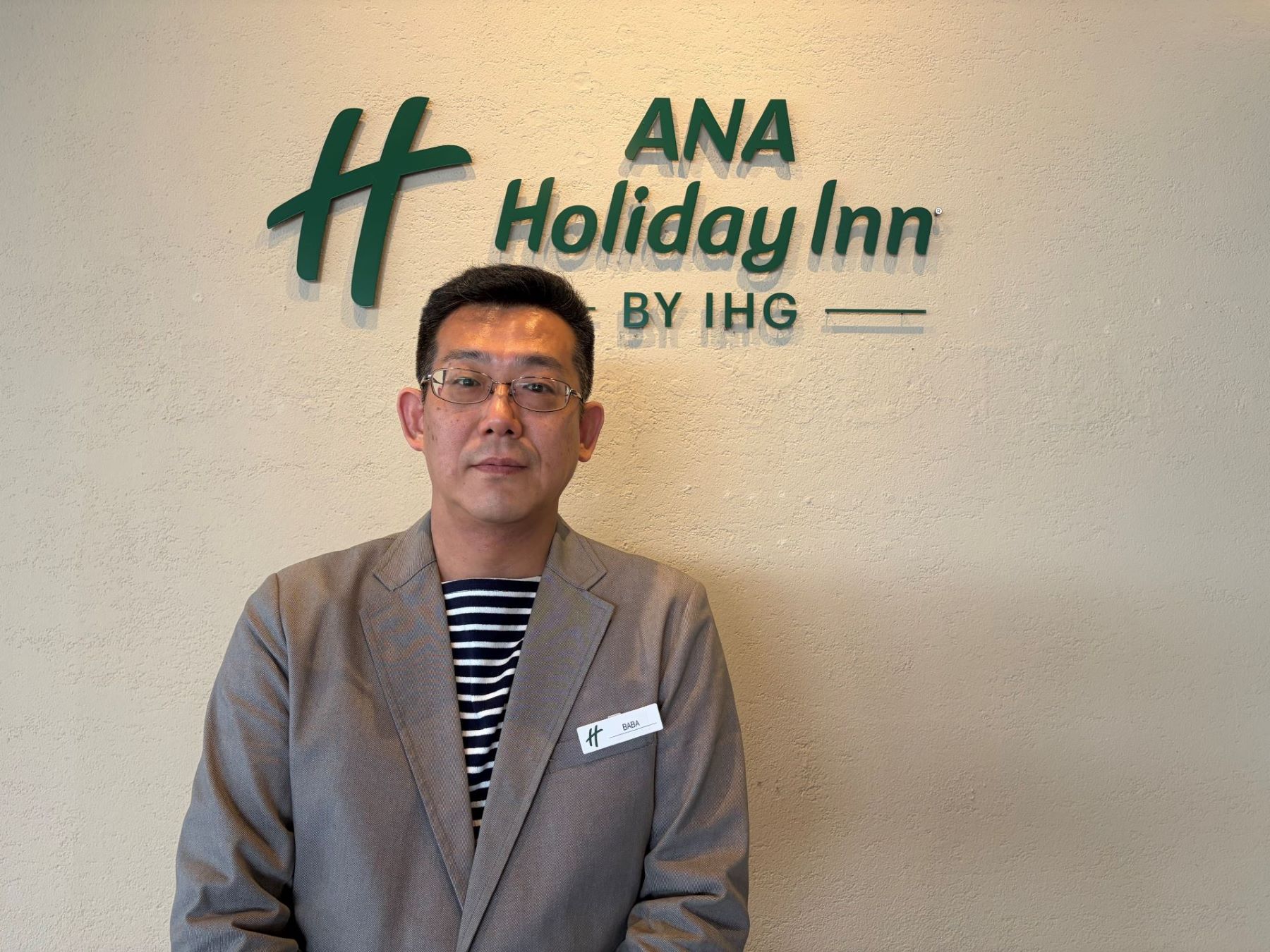 ANAホリデイ・イン神戸三田 総支配人の馬場栄児さん