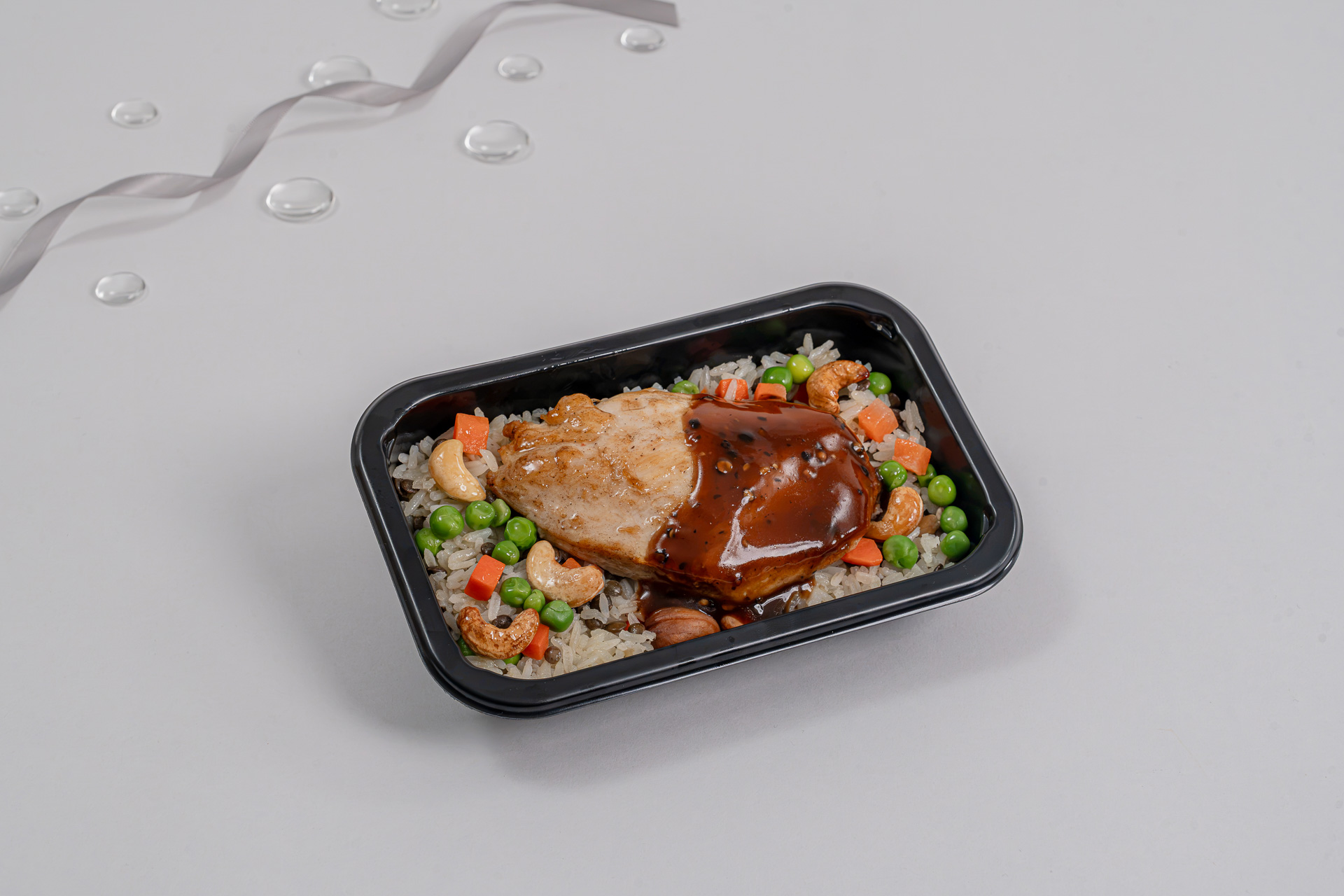 ローストチキンブレスト ブラックペッパーソース