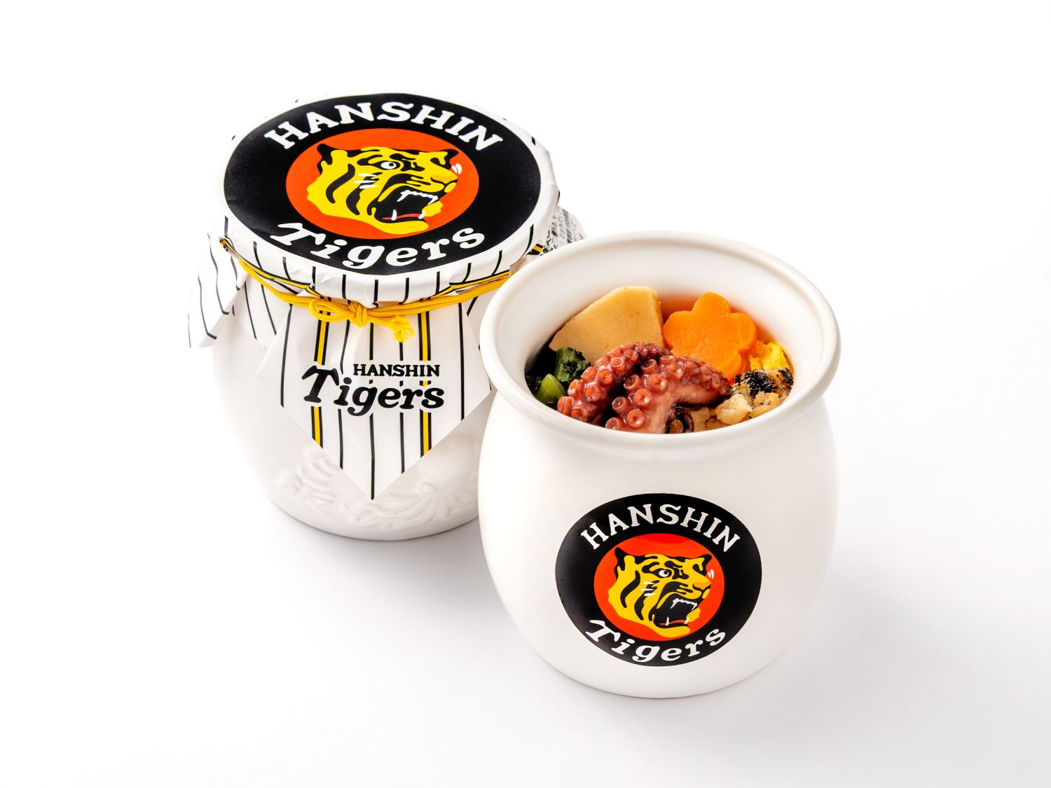 「阪神タイガースひっぱりだこ飯（白）」発売