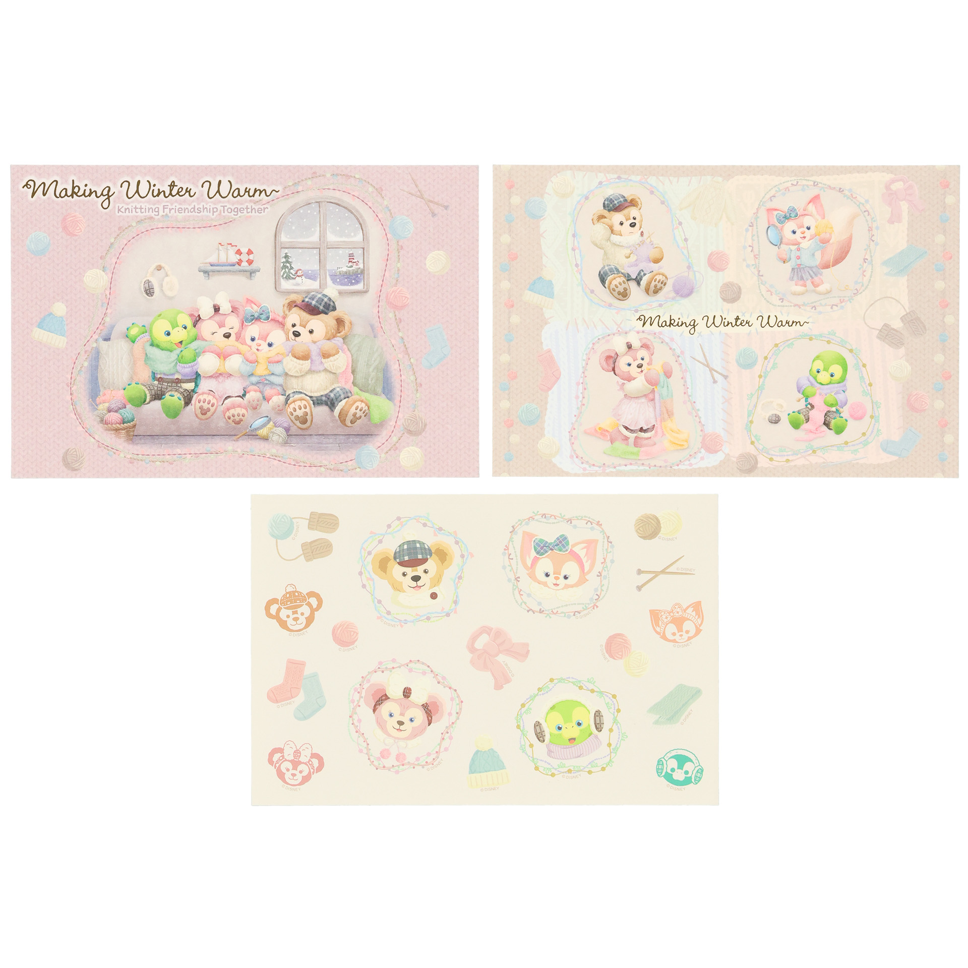 ポストカード＆シール（850円）