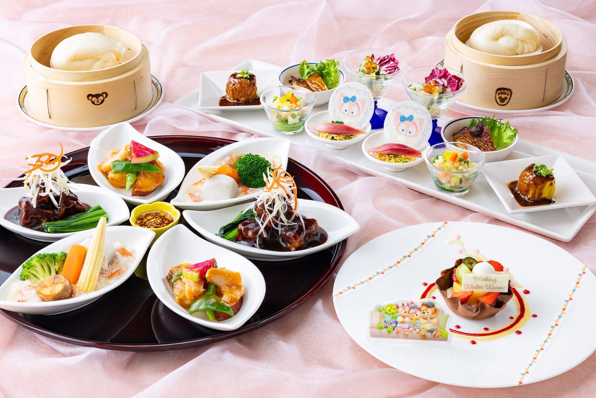 “ダッフィー＆フレンズのメイキング・ウィンター・ウォーム”カントニーズランチ（7800円）