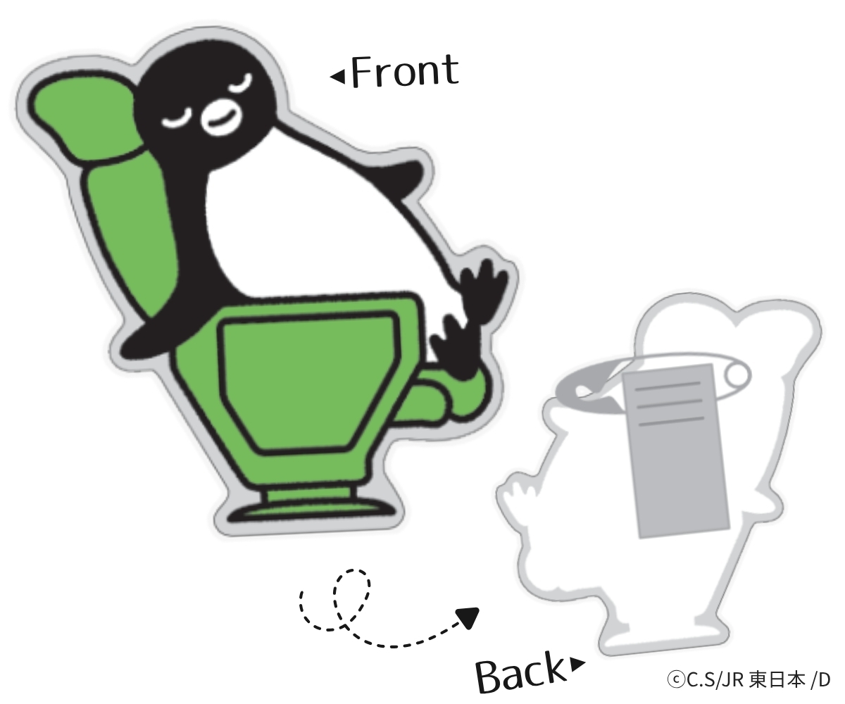 アクリルクリップバッジ
