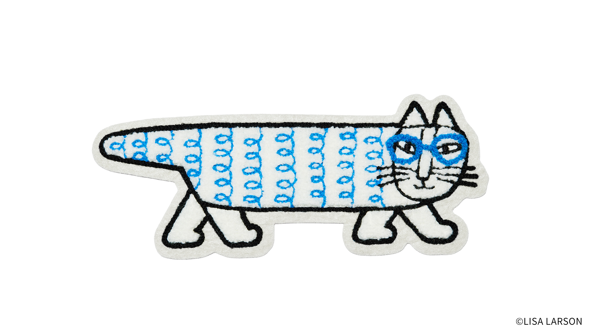 猫のキャラクター「マイキー」のメガネラグは全5色（ランダム1つ入り）