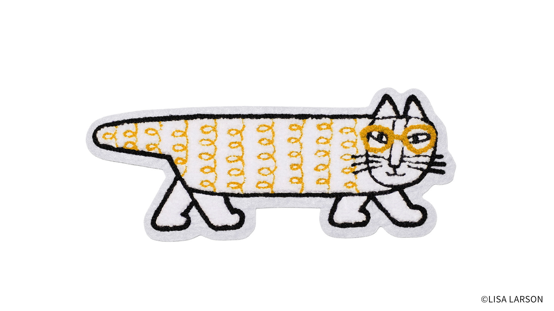 猫のキャラクター「マイキー」のメガネラグは全5色（ランダム1つ入り）
