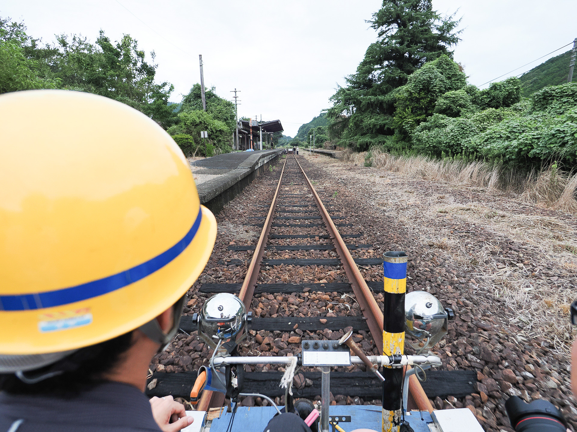 ちょっとだけ乗車体験。かなりスピードが出る