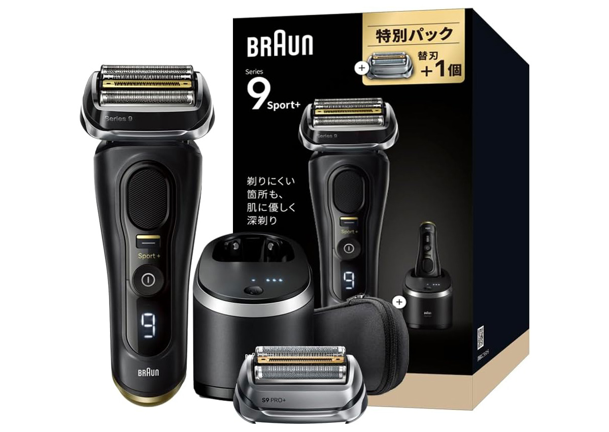 Amazonでブラウン「電気シェーバー シリーズ9 SPORT＋」のセール