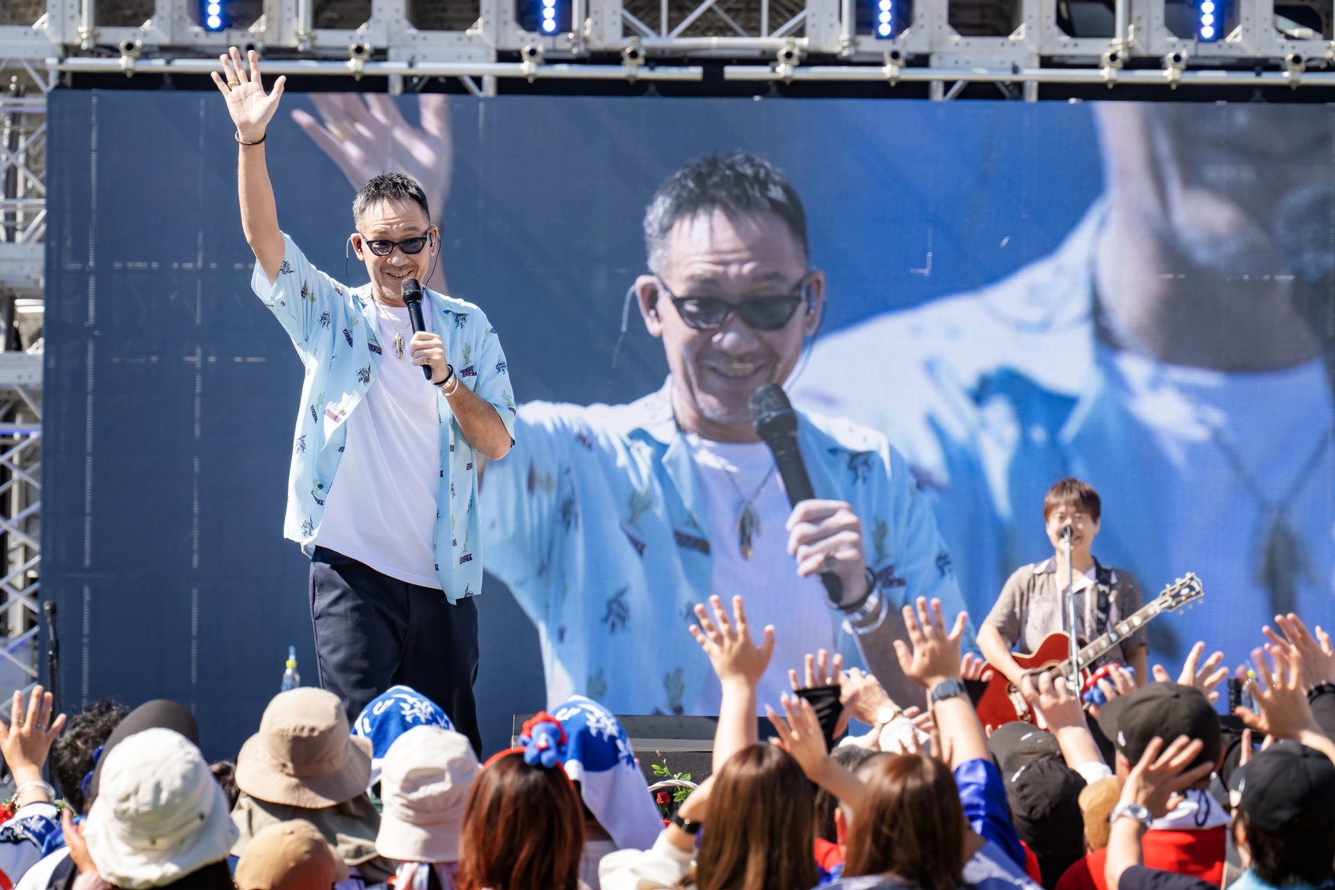 たしかに、でかい人がより大きく見えている（写真提供：ユニバーサル・スタジオ・ジャパン）