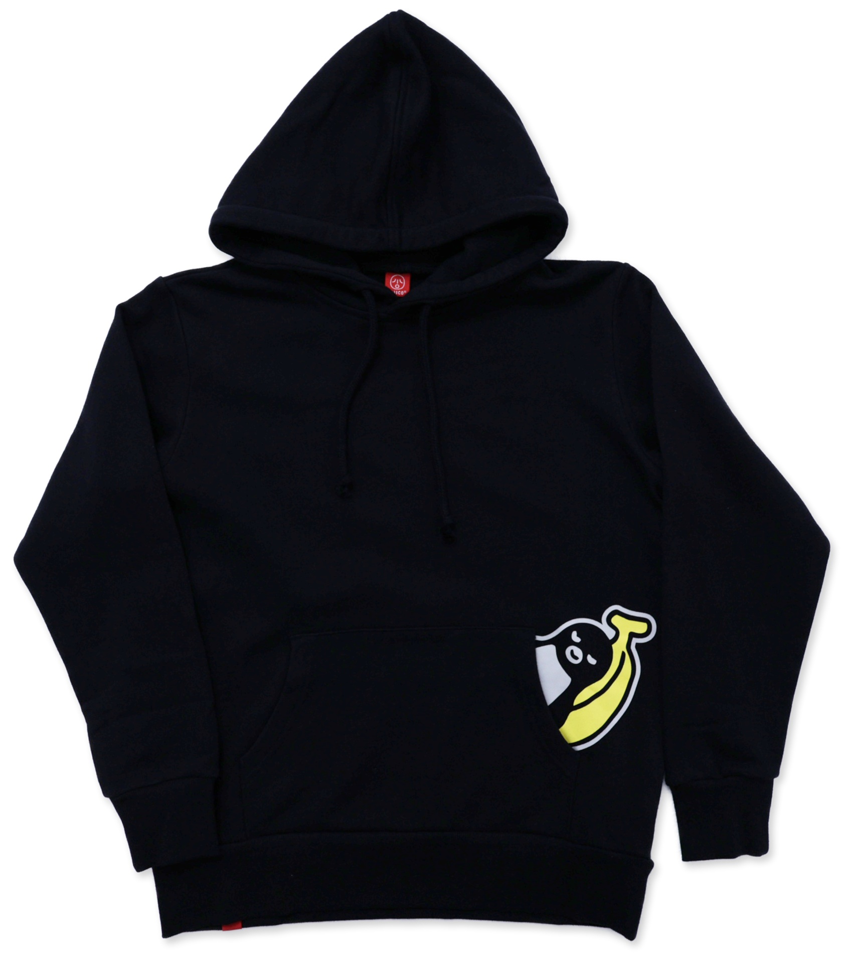 パーカ Suicaのペンギン×OJICO「バナナ」。カラーはブラックのみ展開