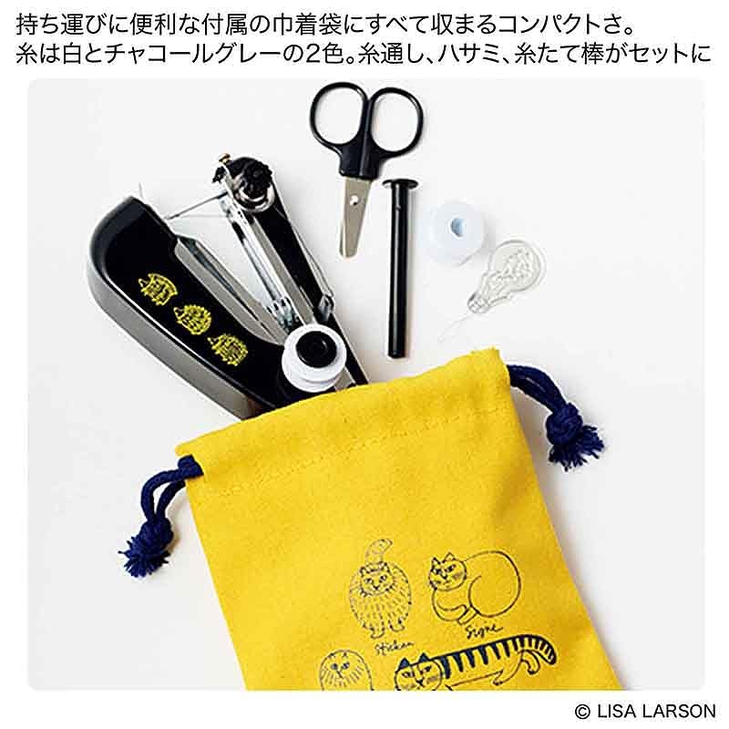 気軽に手作りアイテムが作れるハンディミシン。ササッと準備ができて、ホッチキスを使うように動かすだけの簡単設計
