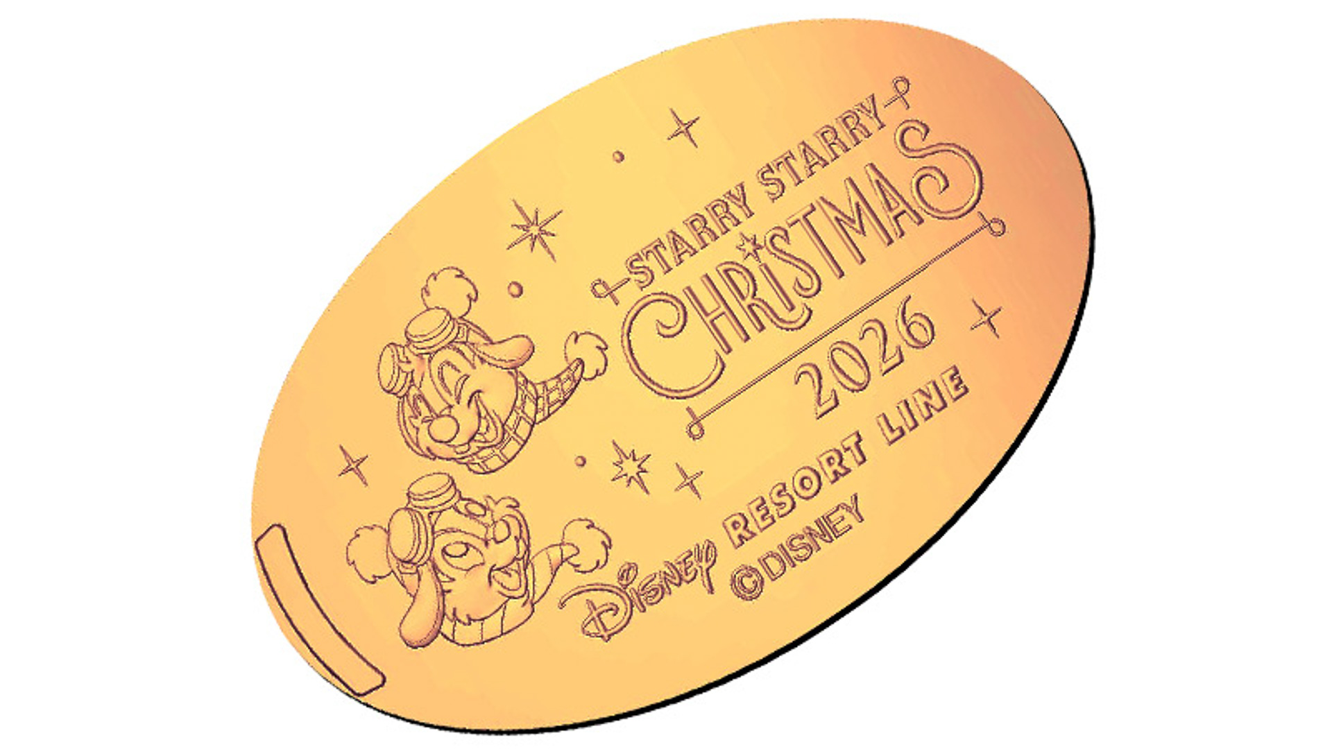 リルリンリンやクリスマスデザインのスーベニアメダルを4種類販売