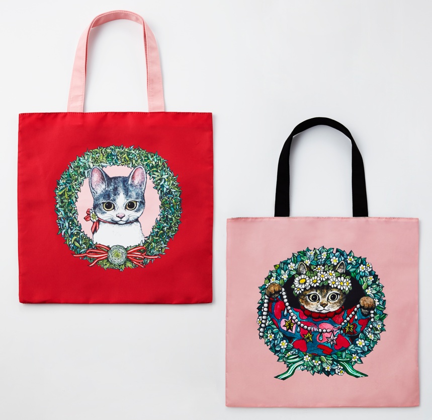 高島屋×ヒグチユウコ、2026年クリスマス限定のトートバッグ2種類を発売
