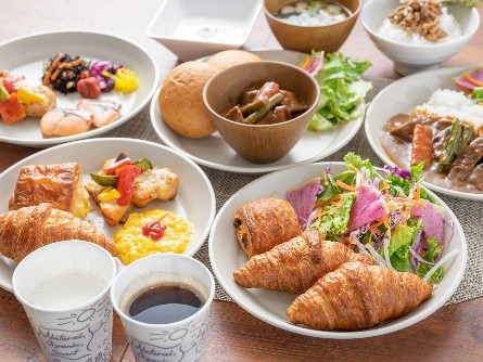 健康朝食ビュッフェ
