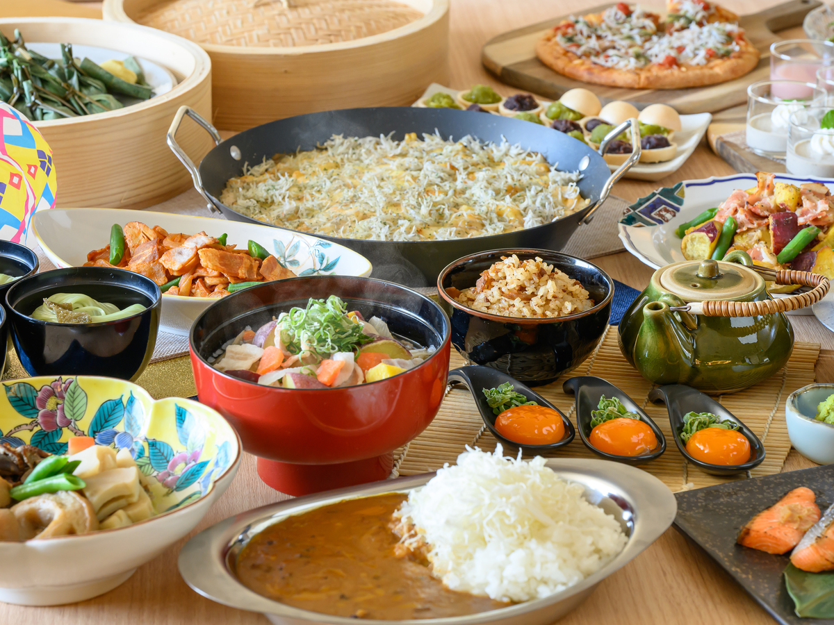 朝食ビュッフェ