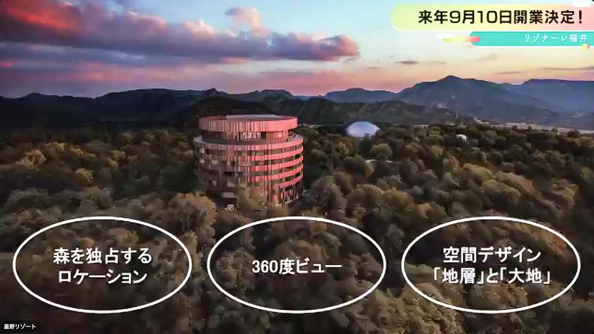 森を独占した360度のビュー