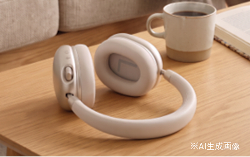 「life+audio」は、ワイヤレスヘッドホンやイヤホン、スピーカー、サウンドバーなど全12種を展開。難しい設定や専門知識がなくても、音楽や映画を気軽に楽しめるオーディオシリーズとしている。写真はワイヤレスヘッドホン HST-31（イメージ）