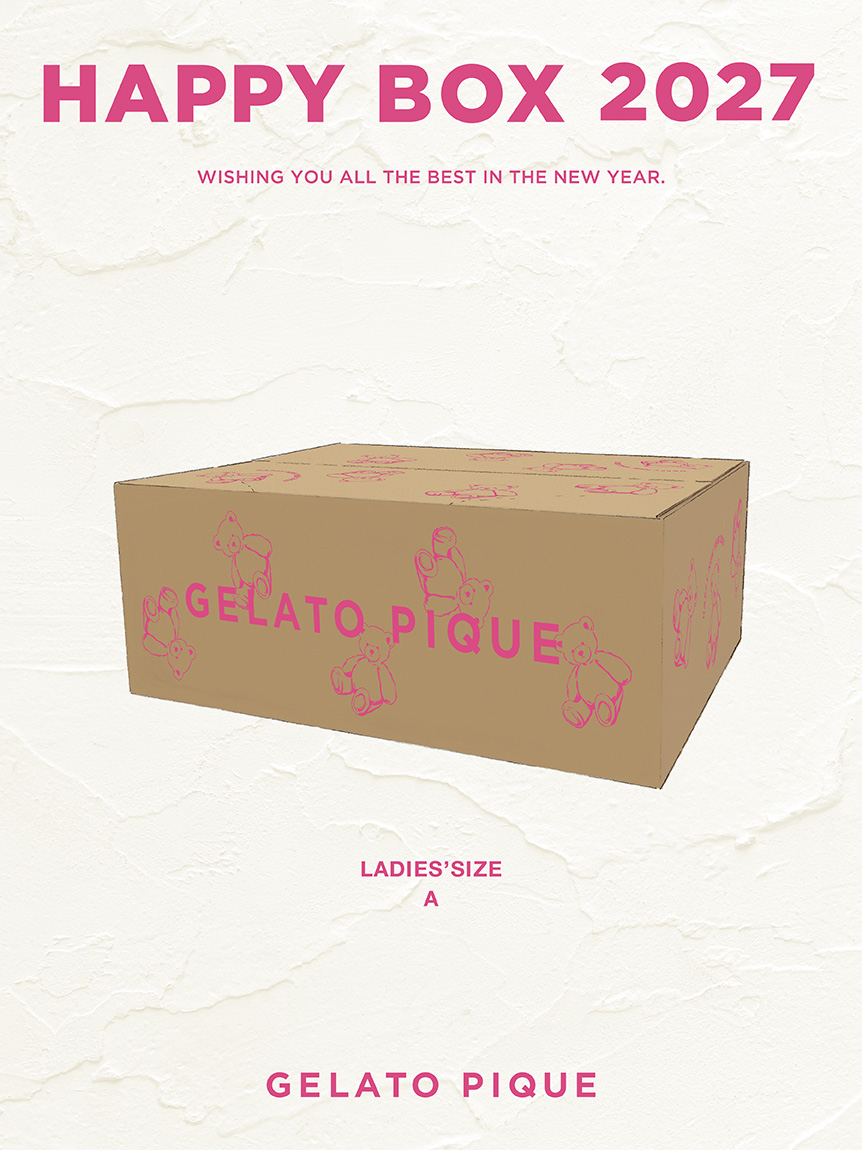 レディース（フリーサイズ）の福袋「GELATO PIQUE HAPPY BOX 2027＜A＞」（1万3200円）。もこもこニットのセットアップやカットソーなど、季節に合わせて楽しめる5点入り