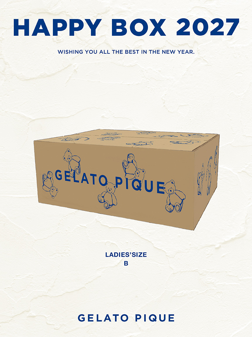 レディース（フリーサイズ）の福袋「GELATO PIQUE HAPPY BOX 2027＜B＞」（1万5400円）。もこもこニットやカットソーセットアップなど、幅広い年齢層が着られる5点入り