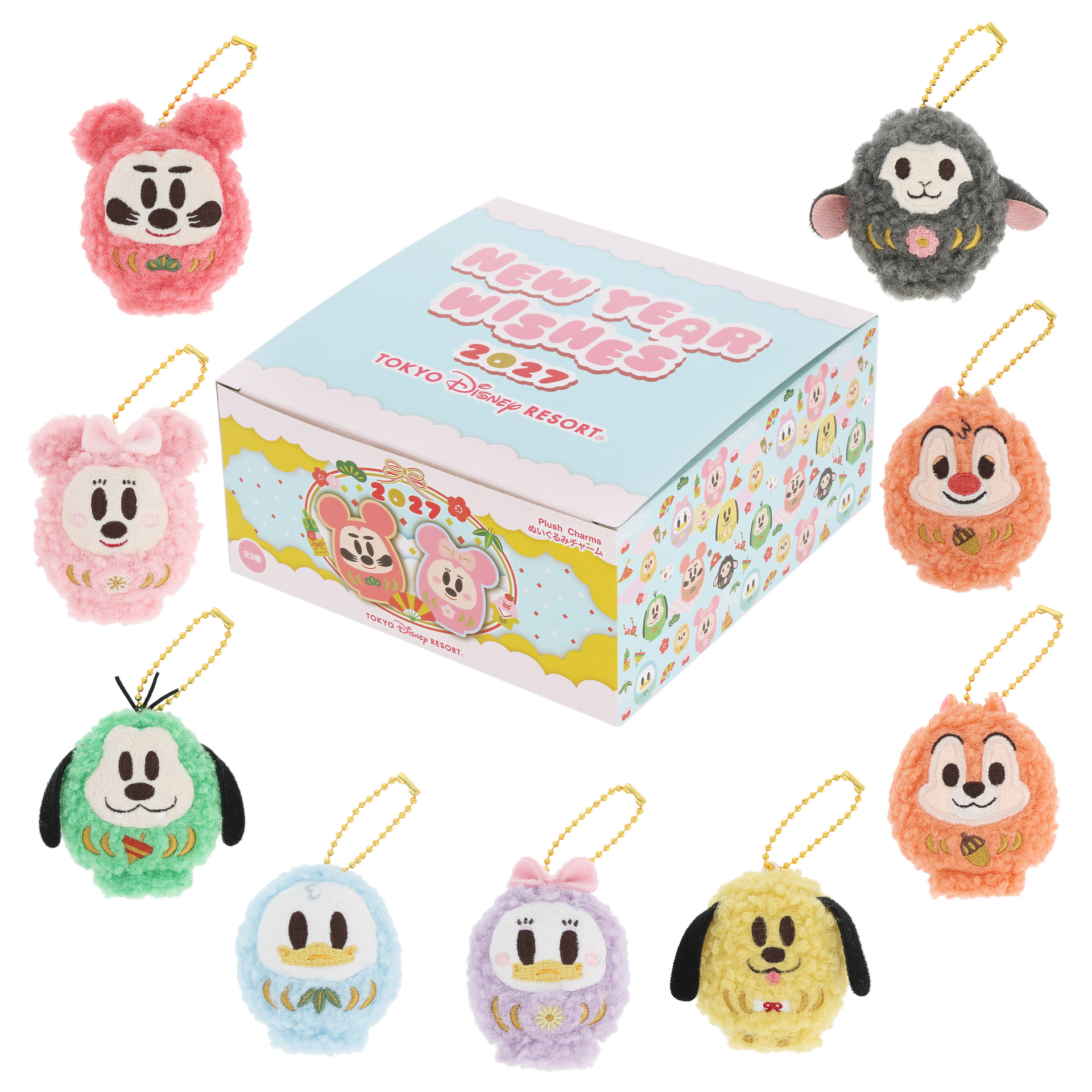 ぬいぐるみチャームセット（1万2600円）※全9種が揃う