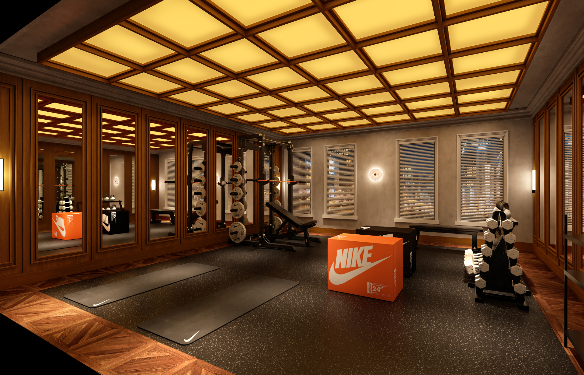 「Nike Strength」導入の24時間フィットネスジム