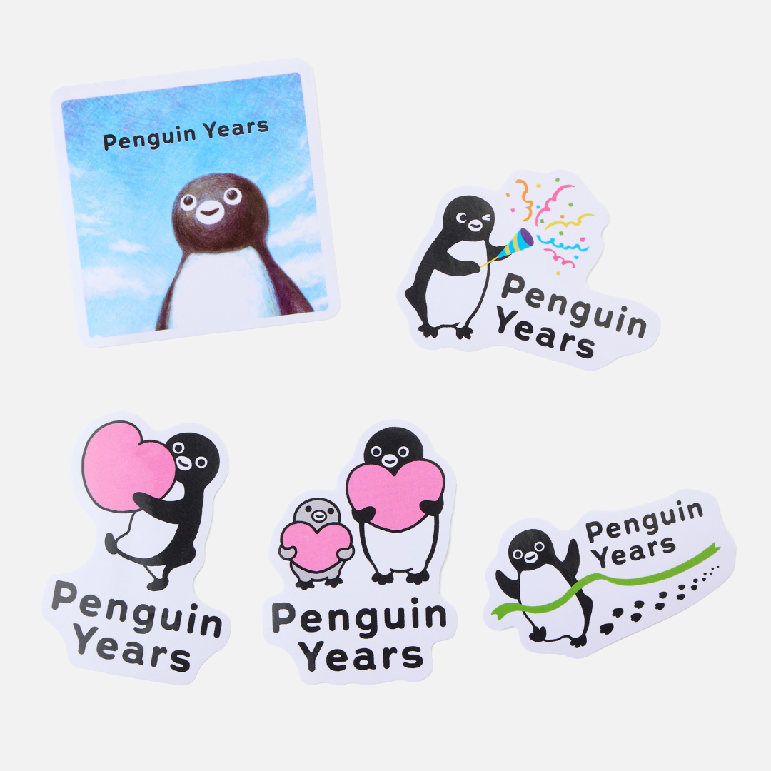 Suicaのペンギン ステッカー Penguin Years 5種セット（800円）