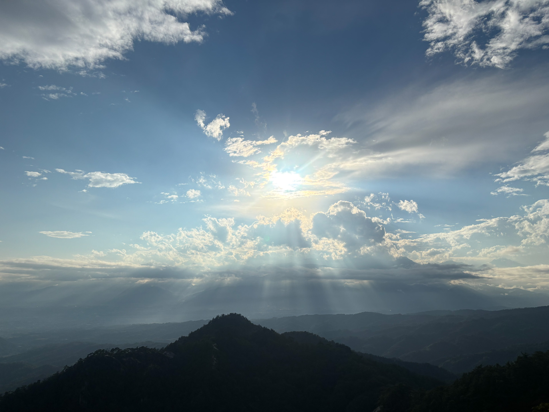 爽やかな秋の天気と絶景を楽しめました