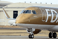 FDA 9号機は初のメタリックカラーとなる“ゴールド”に 県営名古屋空港に