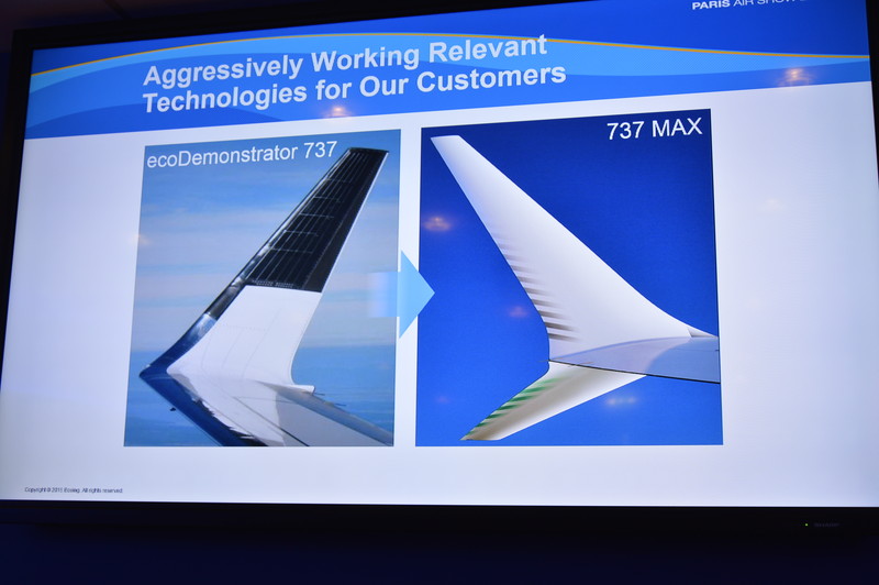 ecoDemonstratorと、それを用いて実証された737の自然層流ウイングレット技術