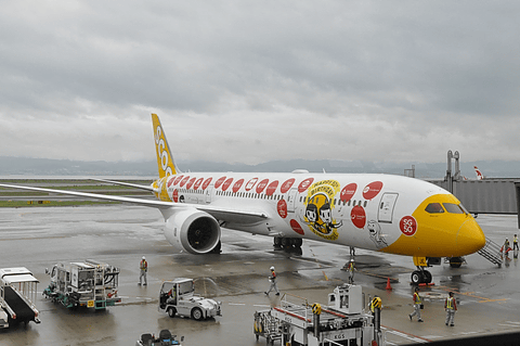 祝!! スクートが関空に就航。最新鋭旅客機ボーイング 787で、関空