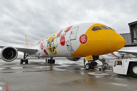 祝!! スクートが関空に就航。最新鋭旅客機ボーイング 787で、関空