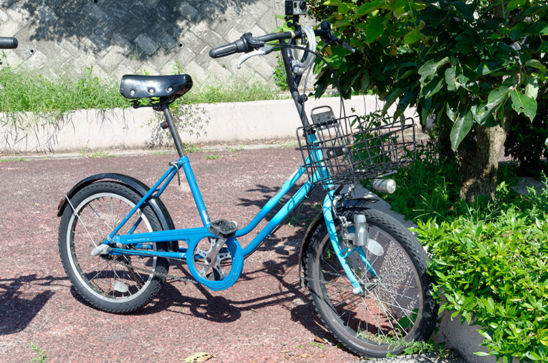 レンタルしたのはこちらの小径車