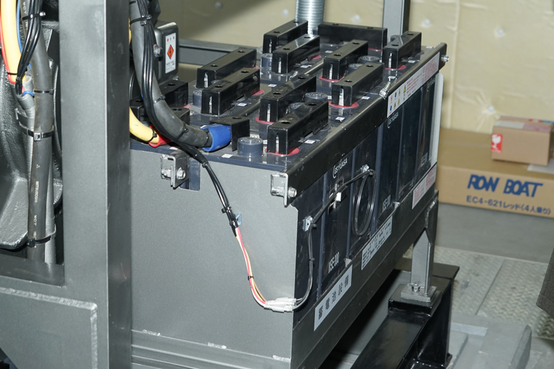 自家発電装置に付随する蓄電池設備