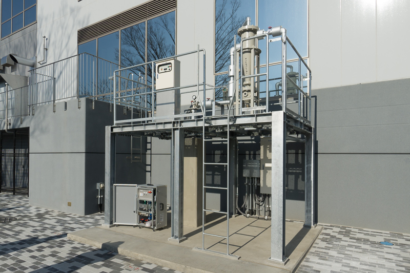 井戸のくみ上げ設備全体