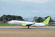 ソラシドエア、鹿児島県さつま町をPRするラッピング飛行機「ひっ翔べ