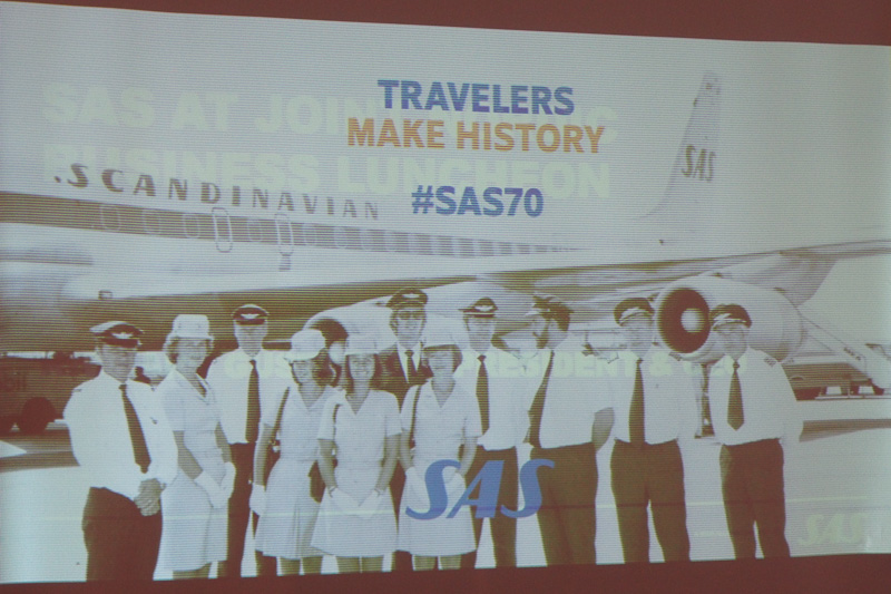 スカンジナビア航空は今年70周年でもある