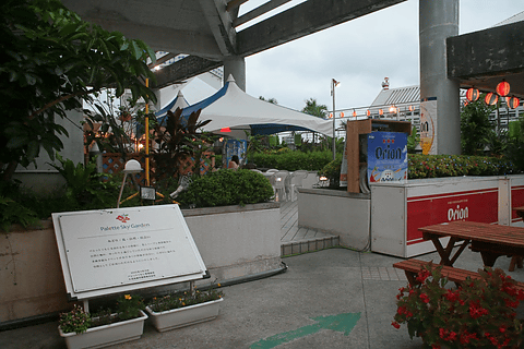 大城和歌子の沖縄グルメ スポット 那覇の中心で あり乾杯 緑いっぱいのビアガーデン トラベル Watch Watch