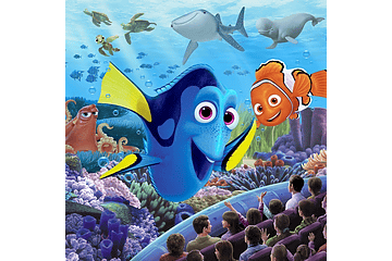 ヤ*ン様 ディズニーシリーズ　ニモ　総柄 フィルム・アート・ギャラリー ジグソーパズル 200ピース