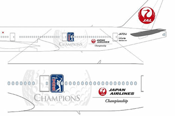 JAL SAMURAI Blue応援ジェット2014.2018 3機セット SAMURAI BLUE 応援ジェット 1号機」特別塗装機 日本航空 (777