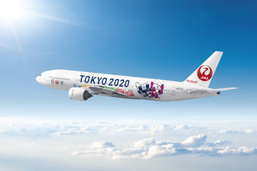 お値下げ！東京オリンピック特別塗装機　飛行機　模型 JAL 東京オリンピック 2020 聖火特別輸送機 1/200 モデル