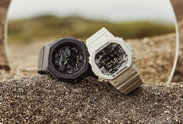 G-SHOCK×ルービックキューブのコラボ腕時計、象徴的な配色や